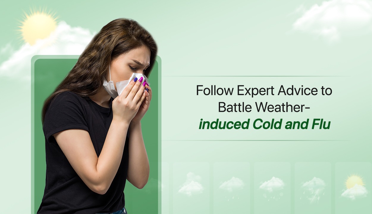 Follow Expert Advice to Battle Weather-induced Cold and Flu